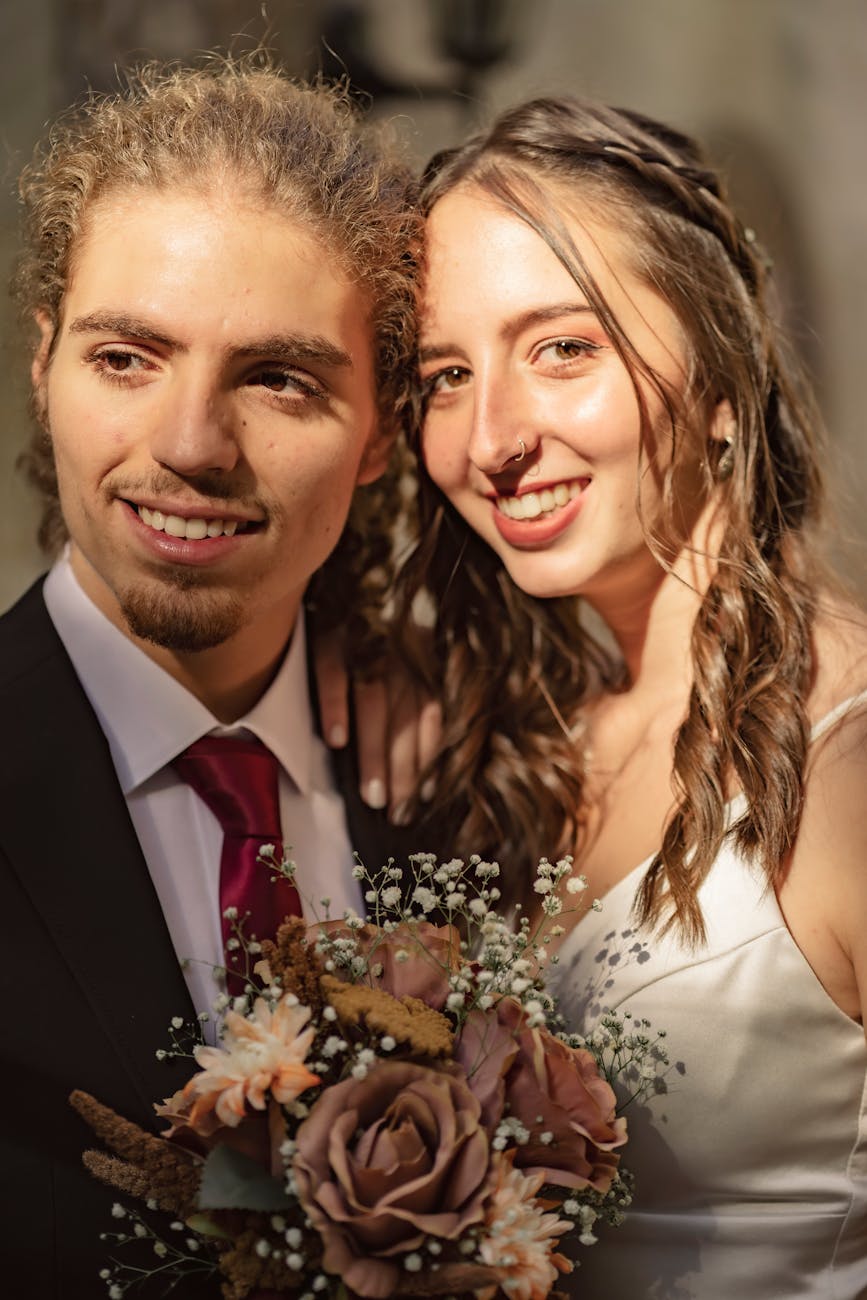 Lachende Braut — Freude, die man spürt