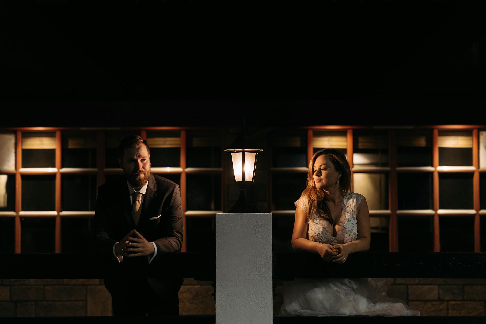 Am Laternenpfahl — Abendstimmung für zwei